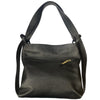 ALICE.BLACK LEATHER 2 IN 1  BACKPACK WITH GOLD POCKET