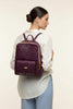 SCOPELOS. PURPLE 3D LEATHER ART BACKPACK