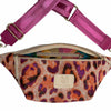 XL APEROL MAGENTA LEO-PRINT ART BELT BAG