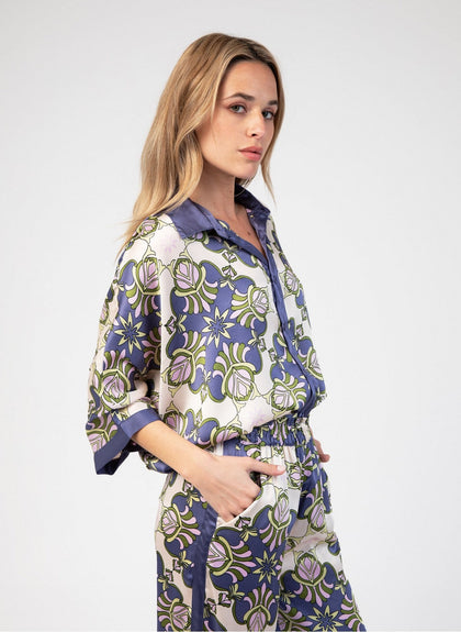 CHIC FLORAL SHIRT