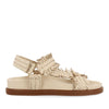 Off white super comfortable handwoven leather sandals