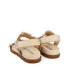 Off white super comfortable handwoven leather sandals