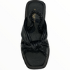 Anatomic black luxury sandals