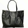 Olympia L. Black leather shoulder bag