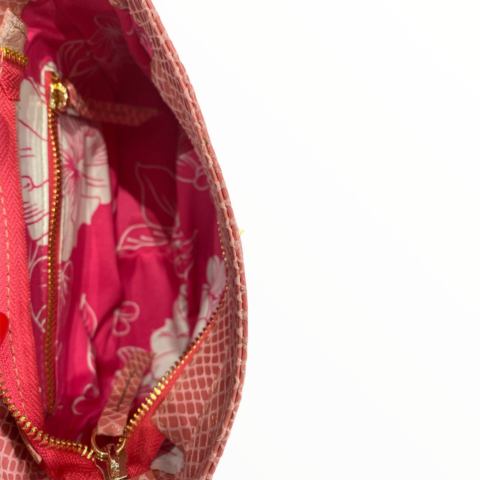 Mandy mini. Pink mermaid leather limited edition bag