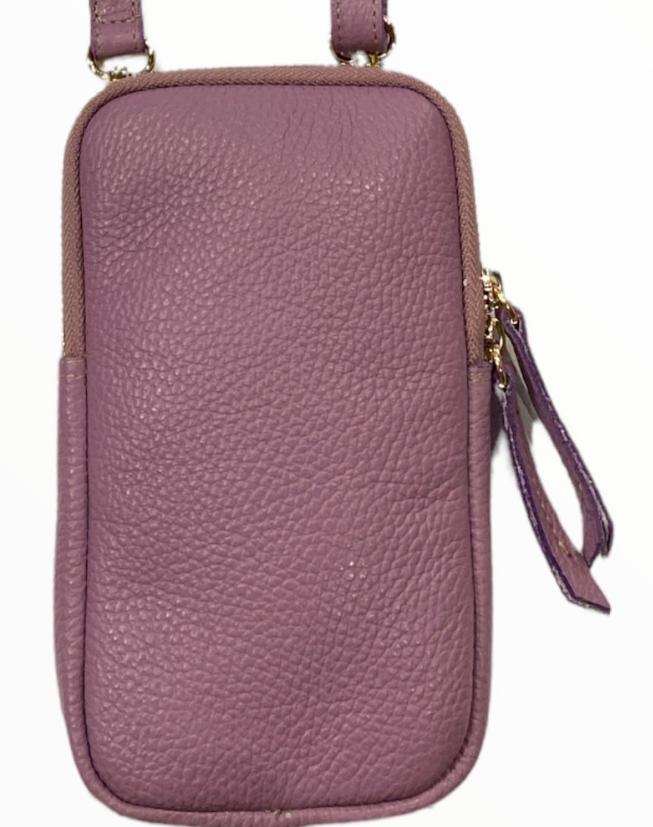 Lilac mobile leather case