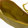 Box XL. Yellow leather messenger bag