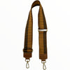 Brown striped adjustable strap