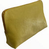 Box XL. Yellow leather messenger bag