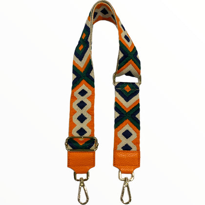 Aperol boho adjustable strap with leather details