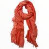 Coral minimal scarf