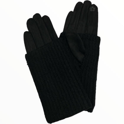 Black 2 in 1 gloves