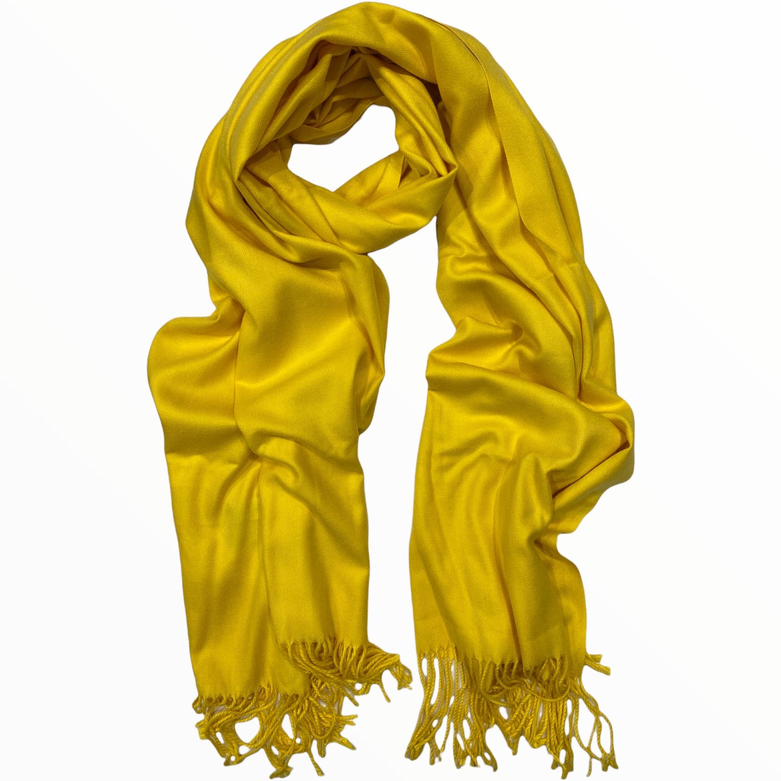 Yellow soft scarf