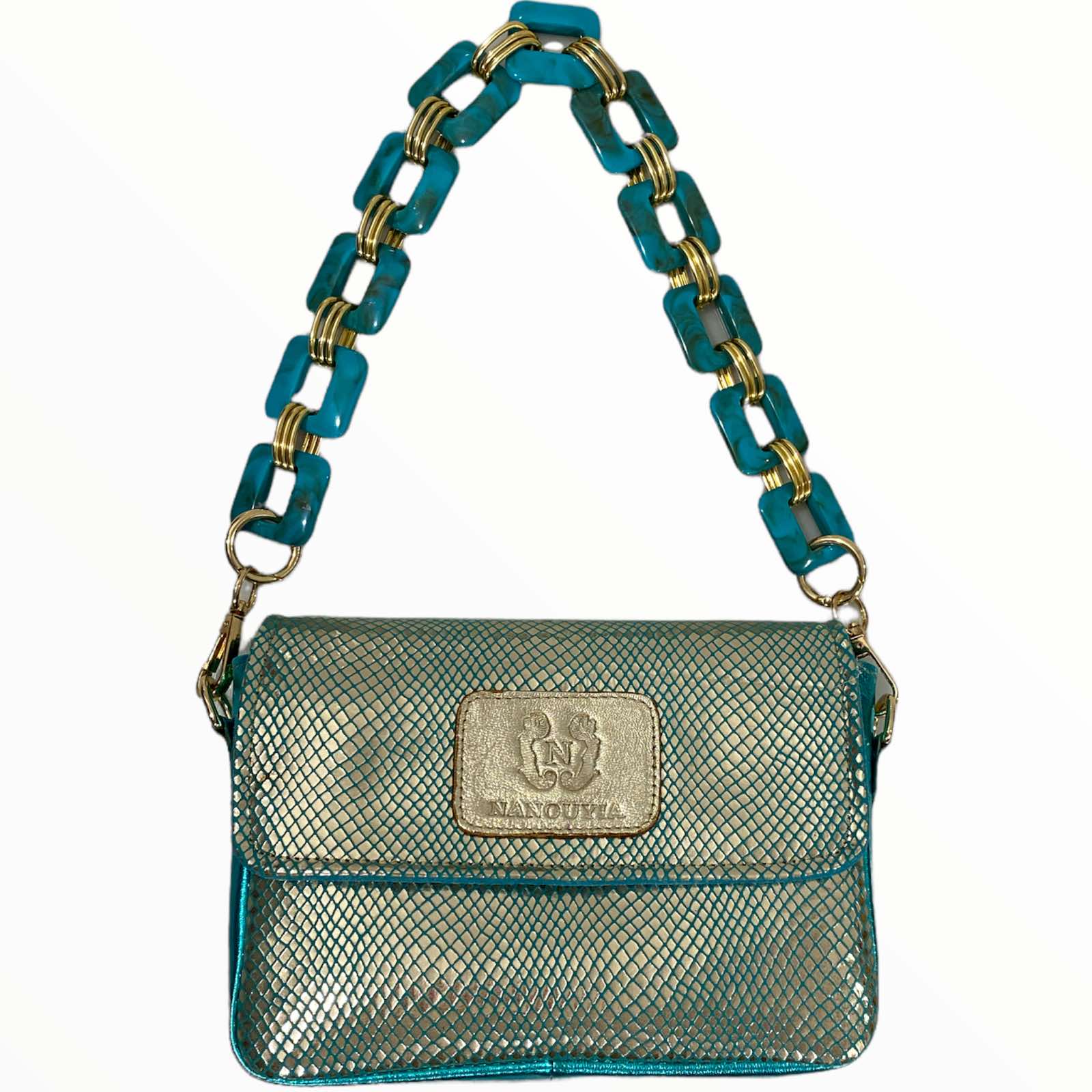 Mandy mini. Mermaid leather limited edition bag