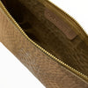 Box XXL. Nude alligator-print leather messenger bag