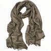 Taupe sparkle evening scarf