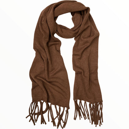 Brown soft scarf