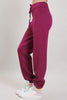 MAGENTA KNITTED PANTS