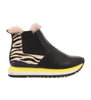 Black anatomic low boots-sneakers