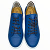 Blue lifestyle anatomic leather sneakers